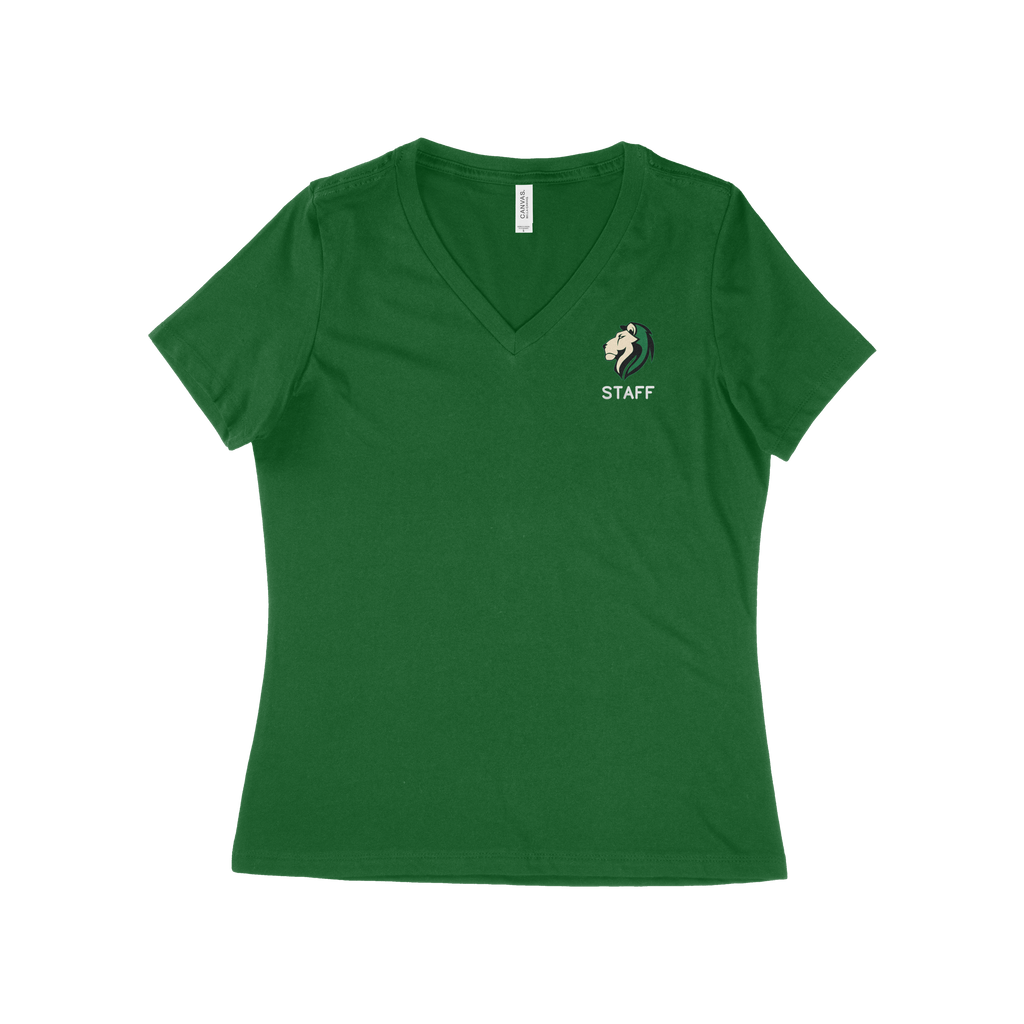 #03-STAFF GREEN VNECK