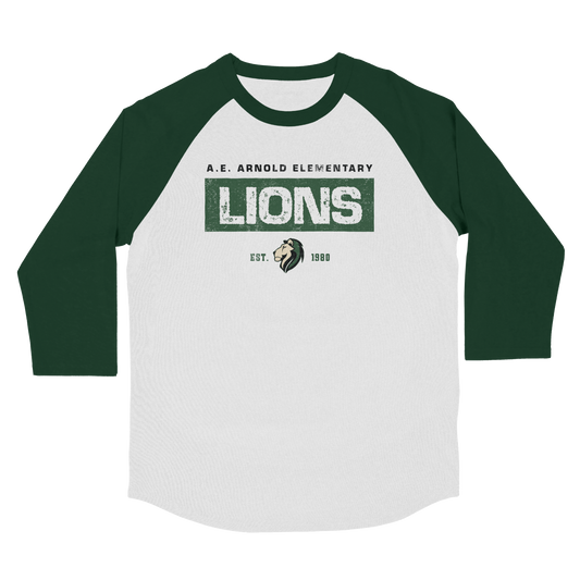 #04 WHITE/GREEN RAGLAN