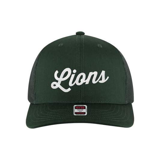 #12 DARKGREEN TRUCKER CAP