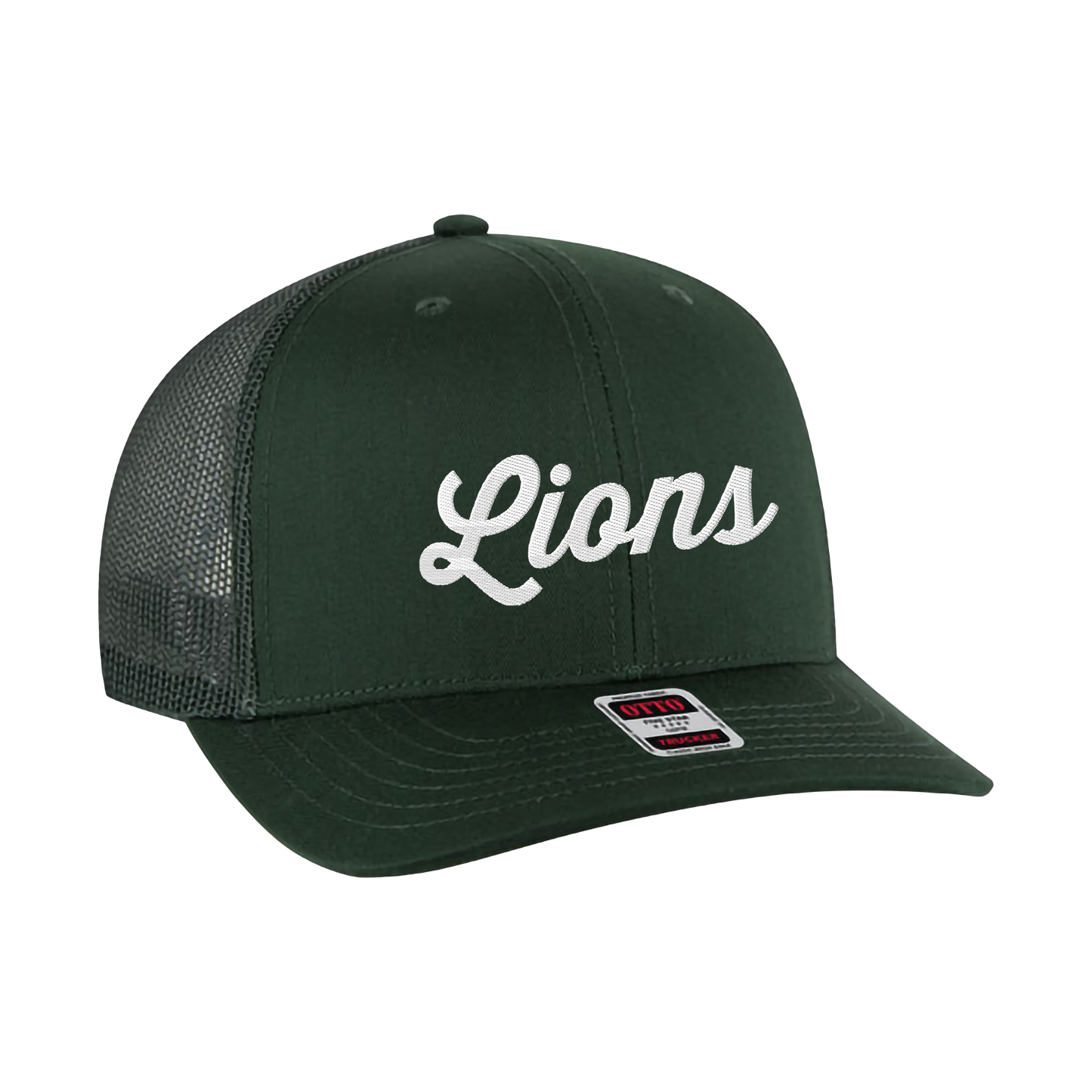 #12 DARKGREEN TRUCKER CAP