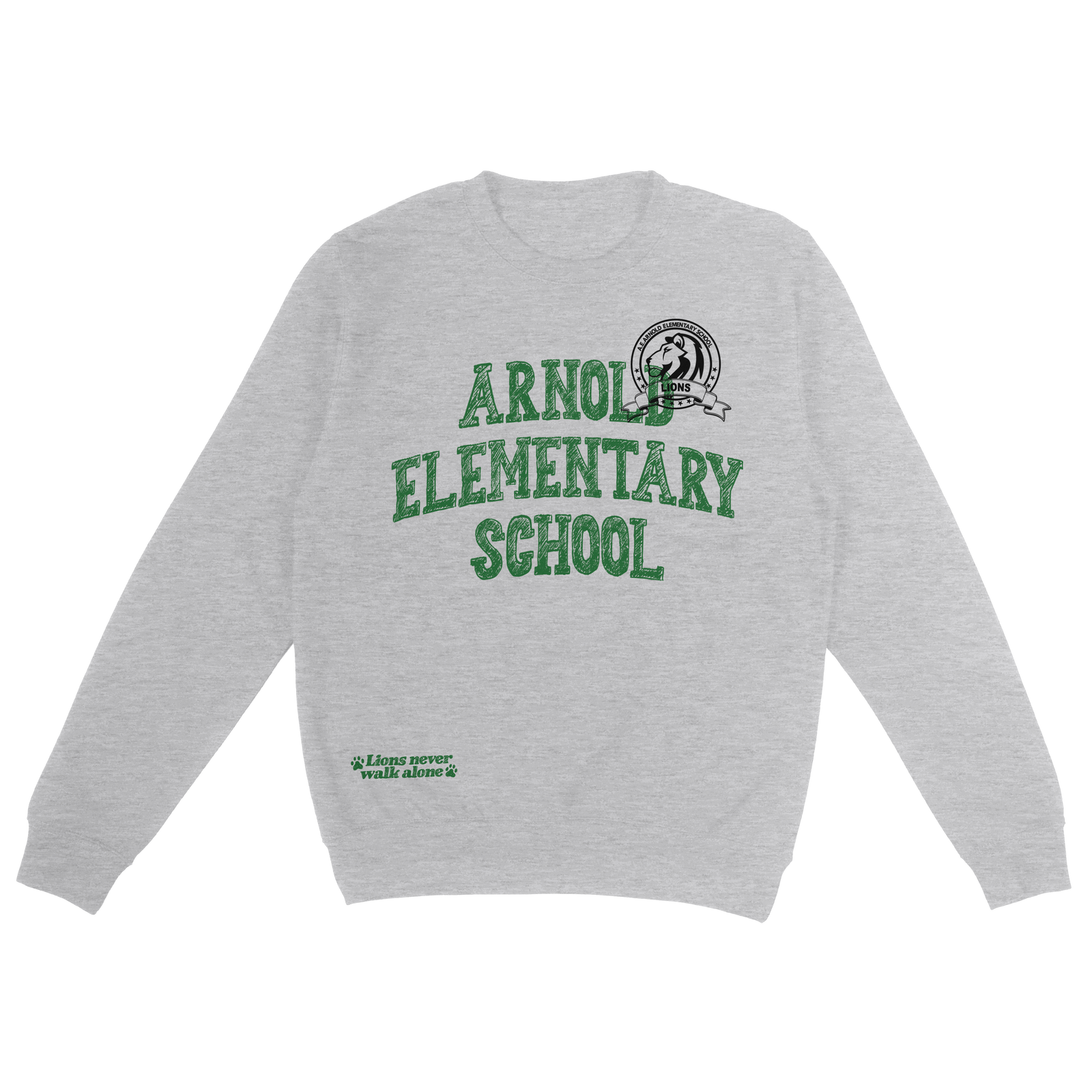 #16 GREY CREWNECK