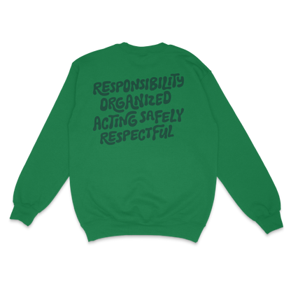 #18 GREEN CREWNECK