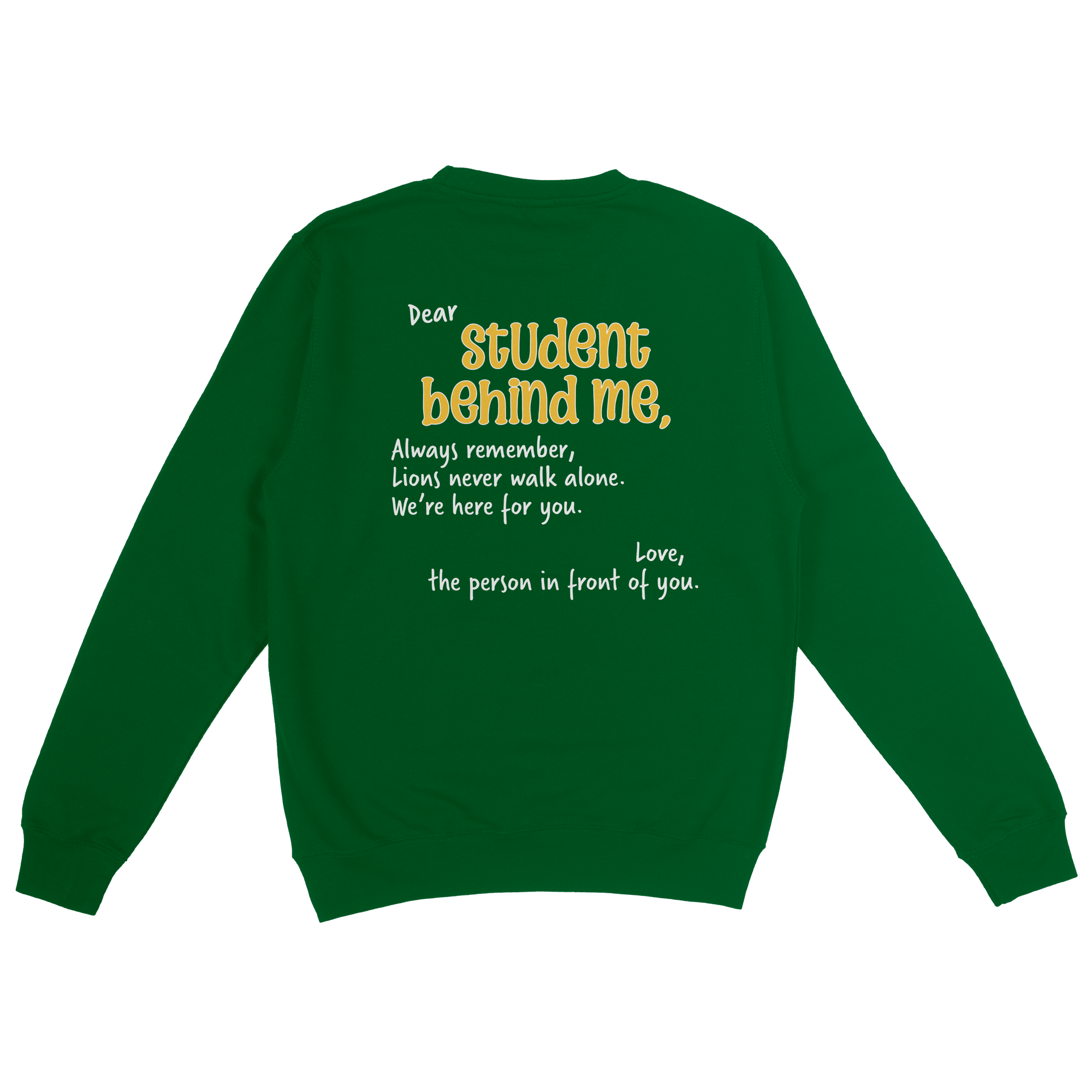 #20-STAFF GREEN CREWNECK