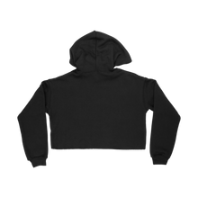 #22-STAFF BLACK CROP HOODIE