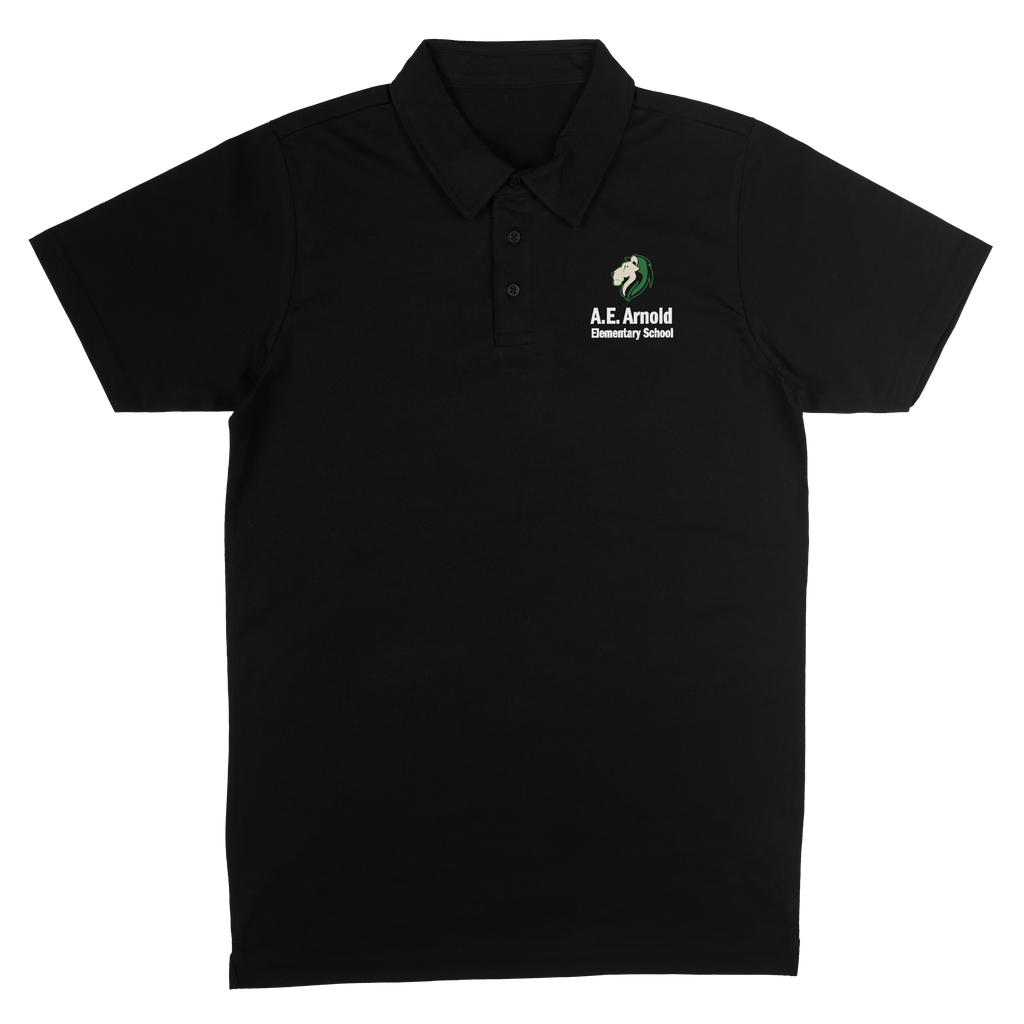 #25-STAFF BLACK POLO