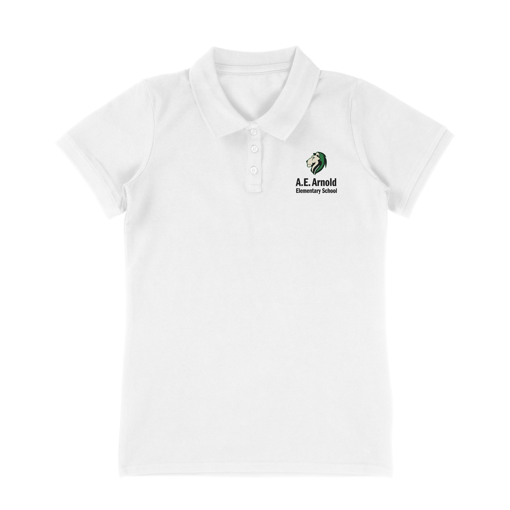 #25-STAFF WHITE WOMEN'S POLO